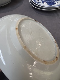 22 Chinese blue and white wares, Kangxi and later