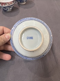30 Chinese blue, white and polychrome wares, Kangxi and later