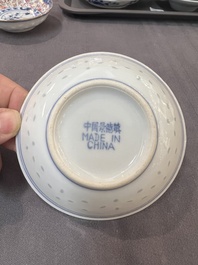 30 Chinese blue, white and polychrome wares, Kangxi and later