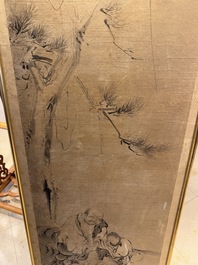 Japanese School, after Mokuan Reien 黙庵 (d. 1345): 'Three sleepers', ink on paper, probably 16/17th C.