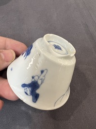 30 Chinese blue, white and polychrome wares, Kangxi and later