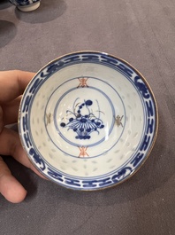 30 Chinese blue, white and polychrome wares, Kangxi and later