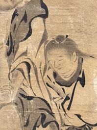 Japanese School, after Mokuan Reien 黙庵 (d. 1345): 'Three sleepers', ink on paper, probably 16/17th C.