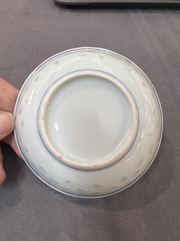 22 Chinese blue and white wares, Kangxi and later