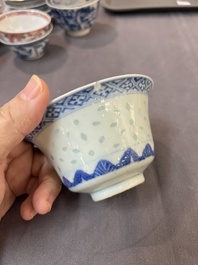 30 Chinese blue, white and polychrome wares, Kangxi and later