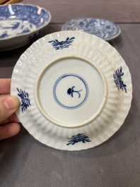 22 Chinese blue and white wares, Kangxi and later
