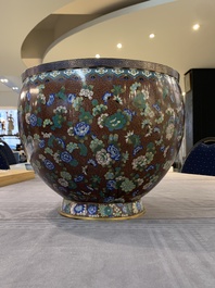 A Chinese cloisson&eacute; 'butterfly' jardini&egrave;re, 20th C.