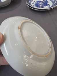22 Chinese blue and white wares, Kangxi and later