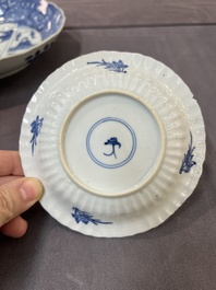 22 Chinese blue and white wares, Kangxi and later