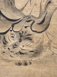 Japanese School, after Mokuan Reien 黙庵 (d. 1345): 'Three sleepers', ink on paper, probably 16/17th C.