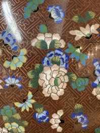 A Chinese cloisson&eacute; 'butterfly' jardini&egrave;re, 20th C.