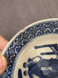 22 Chinese blue and white wares, Kangxi and later