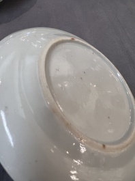 22 Chinese blue and white wares, Kangxi and later