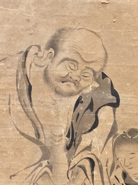 Japanese School, after Mokuan Reien 黙庵 (d. 1345): 'Three sleepers', ink on paper, probably 16/17th C.