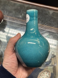 Five Chinese monochrome wares, 19th C.