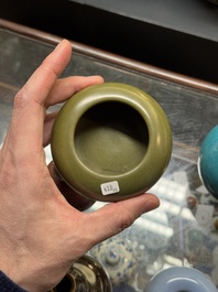 Five Chinese monochrome wares, 19th C.