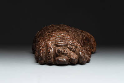 A Chinese huali wooden shrine, 17/18th C.