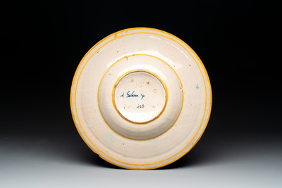 A large Italian maiolica 'Triumph of Galatea' dish, Fontana workshop, Urbino, ca. 1560-1570