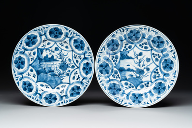 A collection of ten Chinese blue, white, famille rose and qianjiang cai wares, signed Yongzhen Shi 永真氏, 18/19th C.