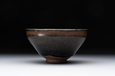 A Chinese Jian 'hare fur' tea bowl, Song
