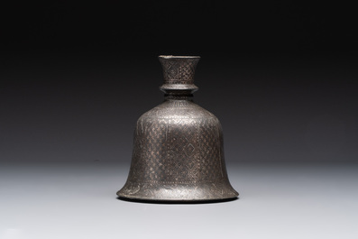 A bidri hookah base for the Ottoman market, India, 1st half 19th C.