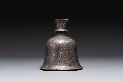 A bidri hookah base for the Ottoman market, India, 1st half 19th C.
