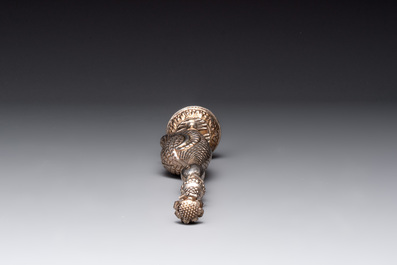 An Ottoman silver rose water sprinkler, 18/19th C.