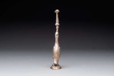 An Ottoman silver rose water sprinkler, 18/19th C.