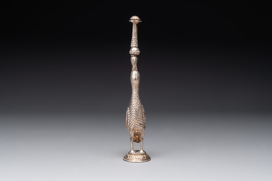 An Ottoman silver rose water sprinkler, 18/19th C.