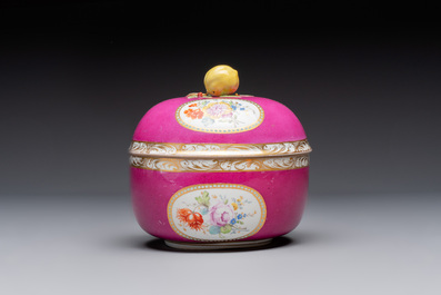 A polychrome gilt Meissen porcelain tureen and cover for the Ottoman market, Germany, ca. 1780-1800