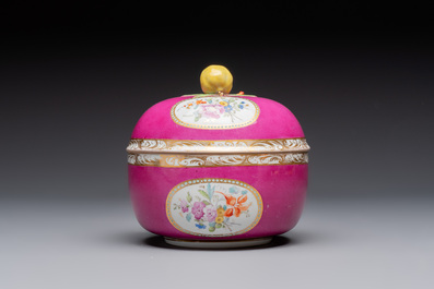 A polychrome gilt Meissen porcelain tureen and cover for the Ottoman market, Germany, ca. 1780-1800