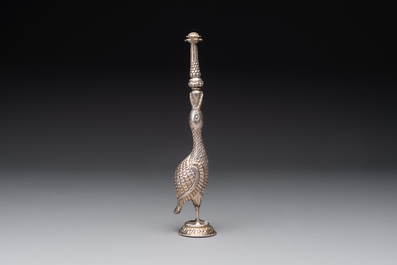 An Ottoman silver rose water sprinkler, 18/19th C.