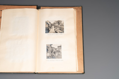 A photo album with sights and landmarks in China by staff of the Belgian Embassy, 20th C.