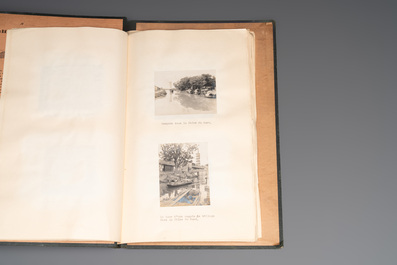 A photo album with sights and landmarks in China by staff of the Belgian Embassy, 20th C.