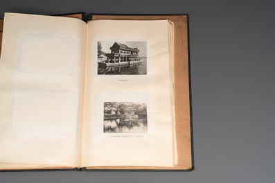 A photo album with sights and landmarks in China by staff of the Belgian Embassy, 20th C.