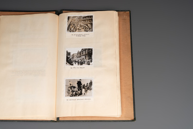 A photo album with sights and landmarks in China by staff of the Belgian Embassy, 20th C.