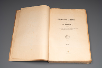 Paul Houo-Ming-Tse 霍明志: 'Preuves des antiquit&eacute;s de Chine', dated 1930
