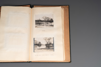 A photo album with sights and landmarks in China by staff of the Belgian Embassy, 20th C.