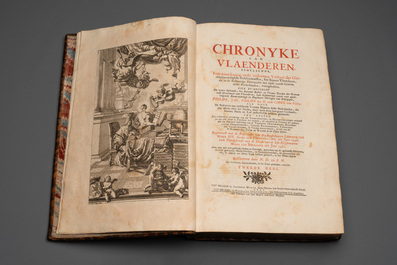Chronyke van Vlaenderen, a chronicle of Flanders in three volumes, Flanders, 1726-1736