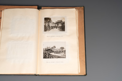 A photo album with sights and landmarks in China by staff of the Belgian Embassy, 20th C.