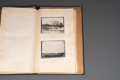 A photo album with sights and landmarks in China by staff of the Belgian Embassy, 20th C.