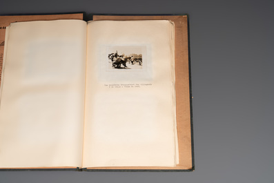 A photo album with sights and landmarks in China by staff of the Belgian Embassy, 20th C.