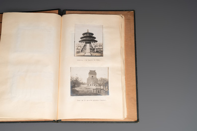 A photo album with sights and landmarks in China by staff of the Belgian Embassy, 20th C.