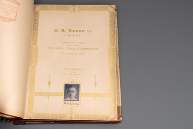'The Great International Golden Book': portraits of distinguished Chinese and foreign residents, dated 1938