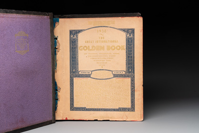 'The Great International Golden Book': portraits of distinguished Chinese and foreign residents, dated 1938