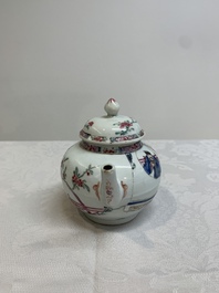 A Chinese famille rose 'Feng Yi Ting 鳳儀亭' teapot, Yongzheng