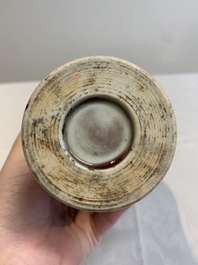 A Chinese sang-de-boeuf 'meiping' vase, 20th C.