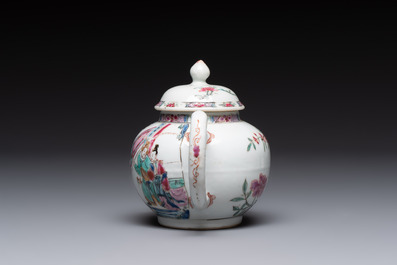 A Chinese famille rose 'Feng Yi Ting 鳳儀亭' teapot, Yongzheng