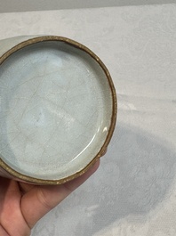 A Chinese Longquan celadon mallet-shaped vase, probably Southern Song