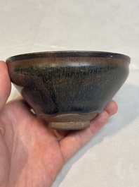 A Chinese Jian 'hare fur' tea bowl, Song